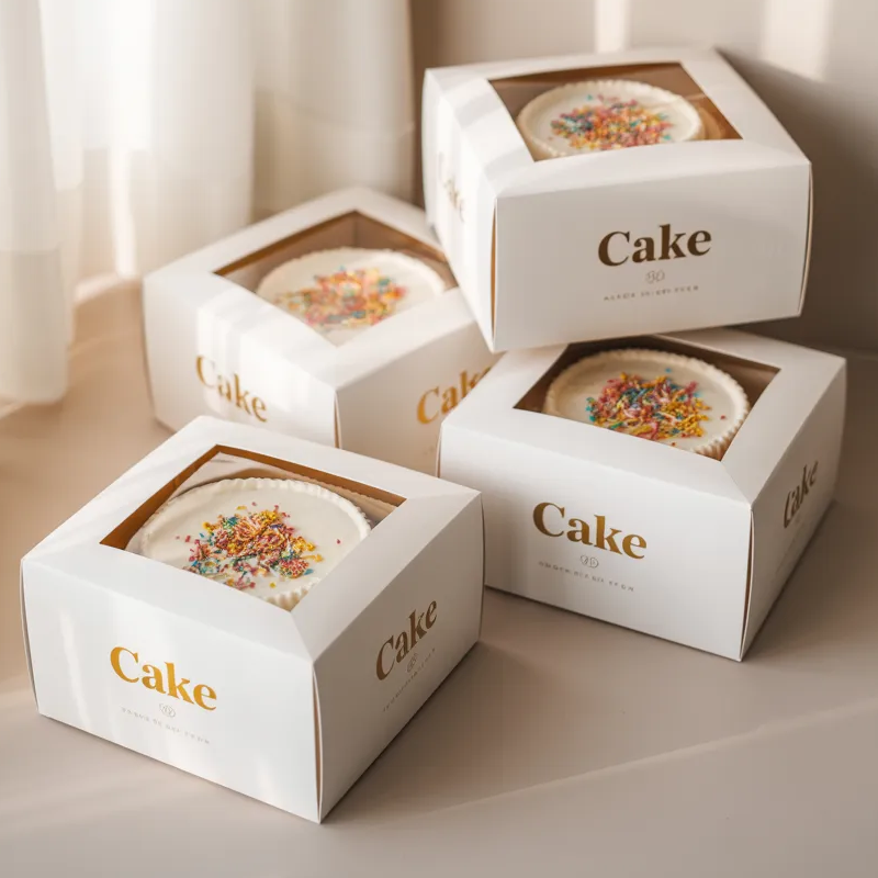 Home Cake shop packaging solutions with boxes and gift-ready packaging