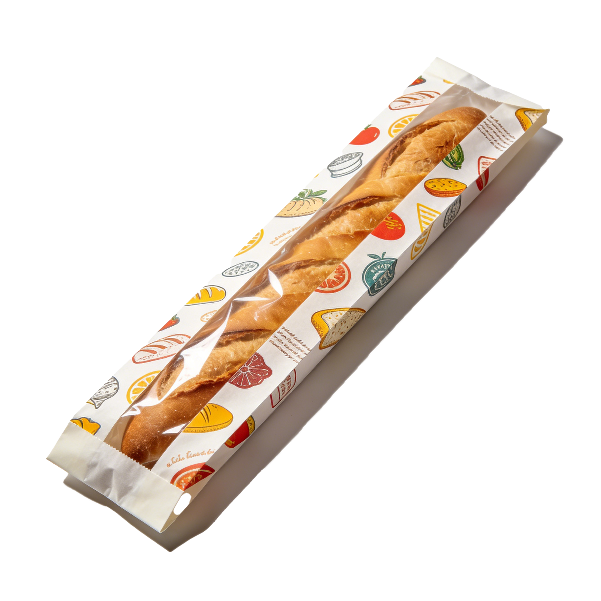 Bread and loaf bags for bakery staples and daily retail sales