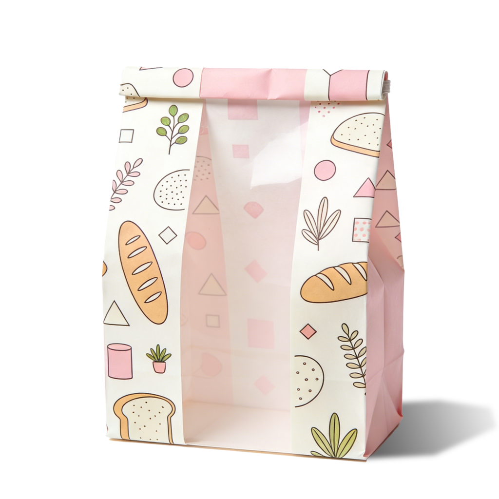 Bread and loaf bags for bakery staples and daily retail sales