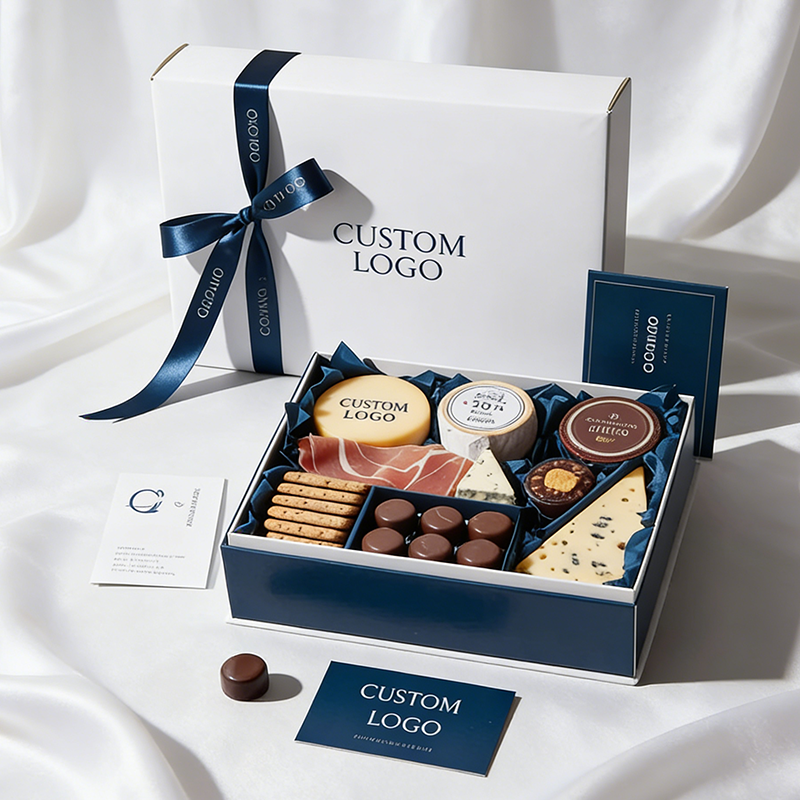 Bakery packaging display set for premium brand presentation
