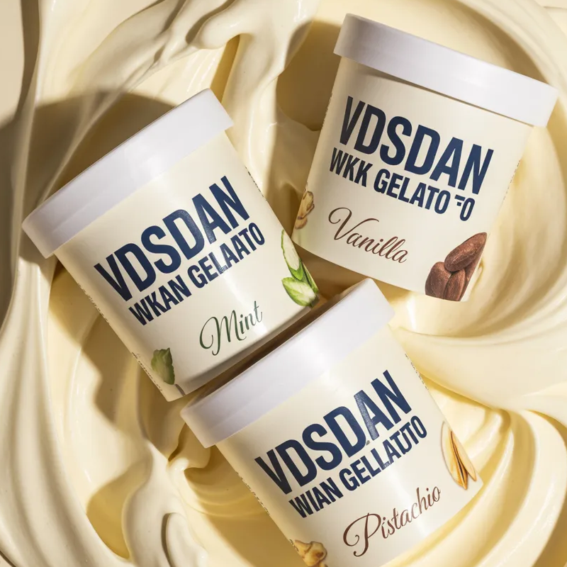 Customized ice cream cups for branded beverage and dessert packaging