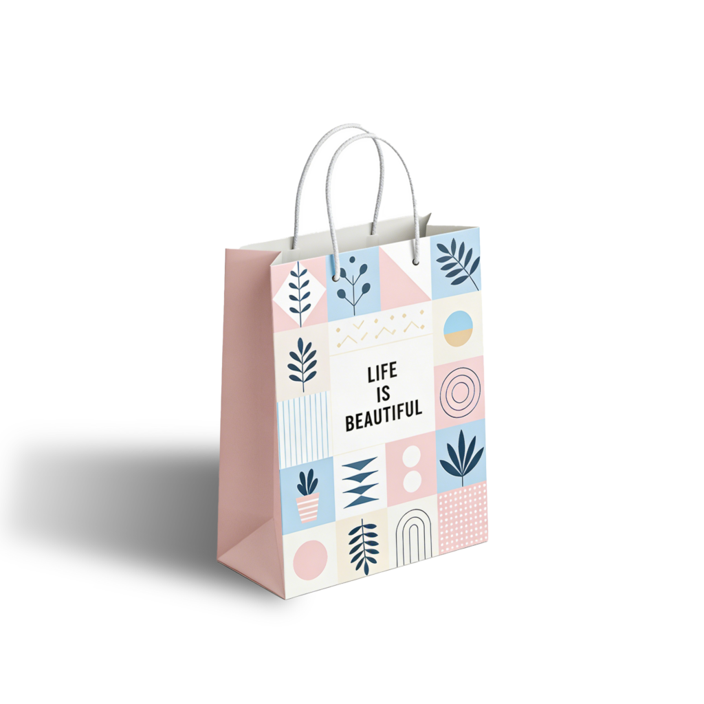 Small gift bags for chocolates pastries and premium retail packaging