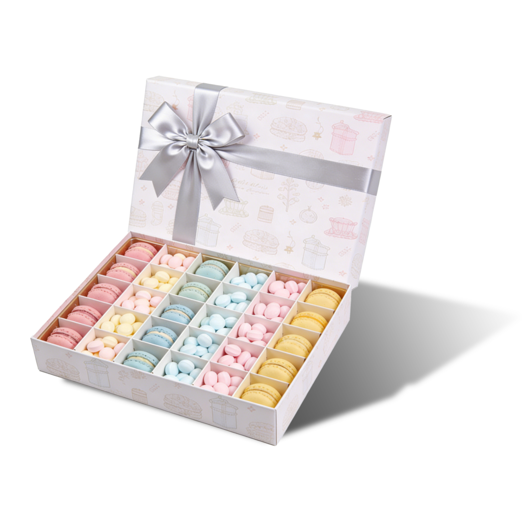 Inner trays and candy cups for chocolates desserts and gift packaging