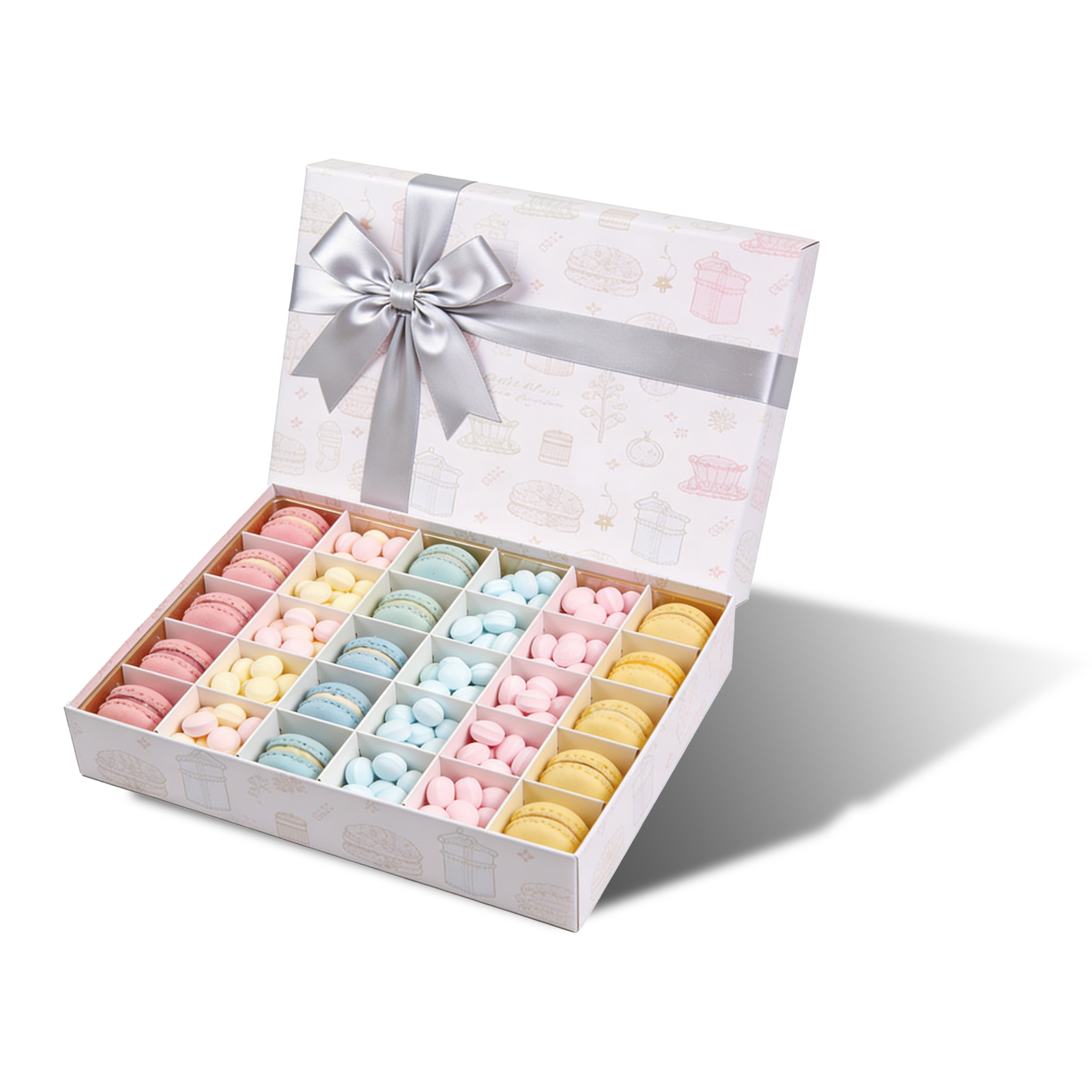 Inner trays and candy cups for chocolates desserts and gift packaging