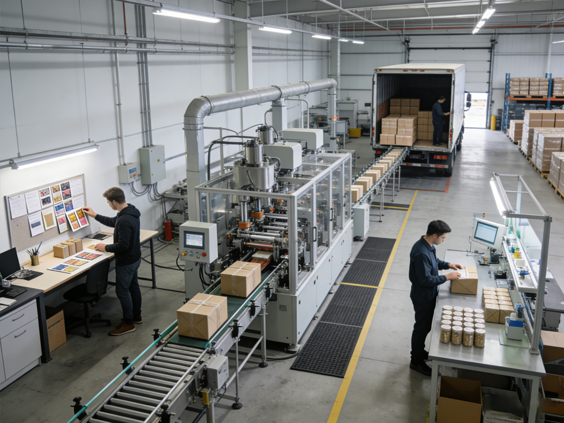 Production and quality follow-up for custom packaging orders