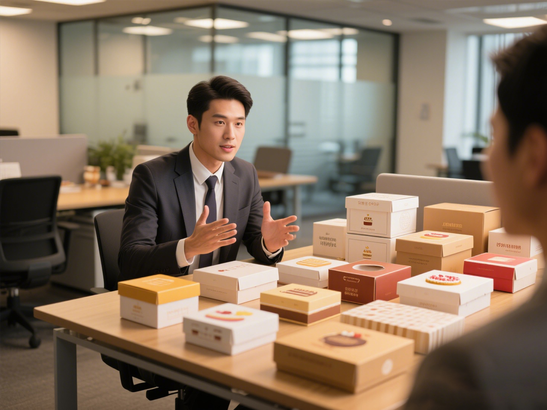 Free sample support for custom packaging styles and materials review