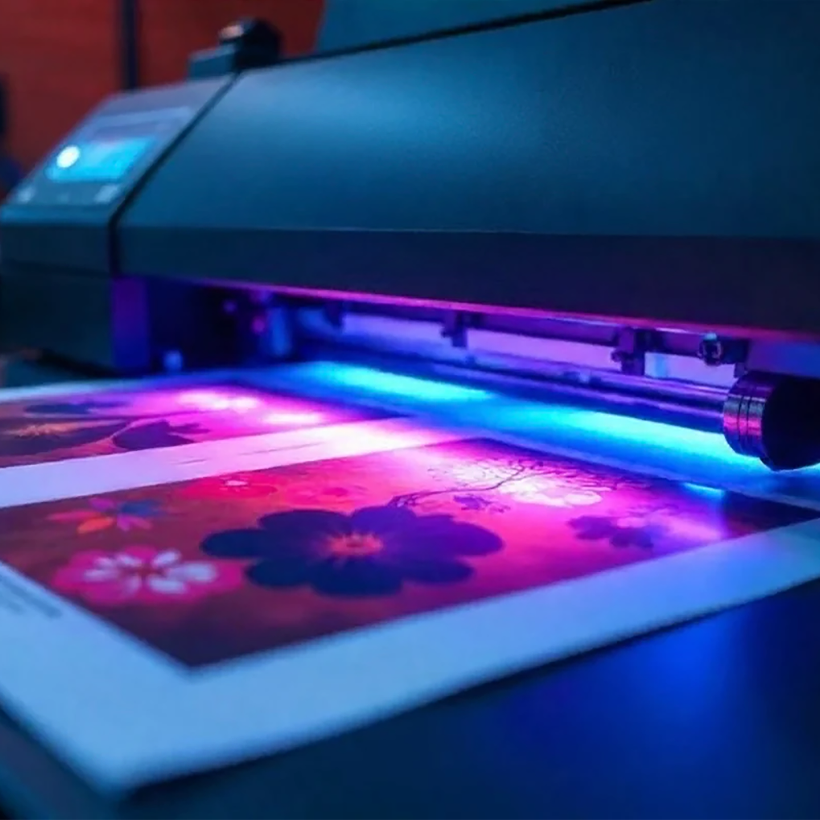 UV printing process for custom cake boxes