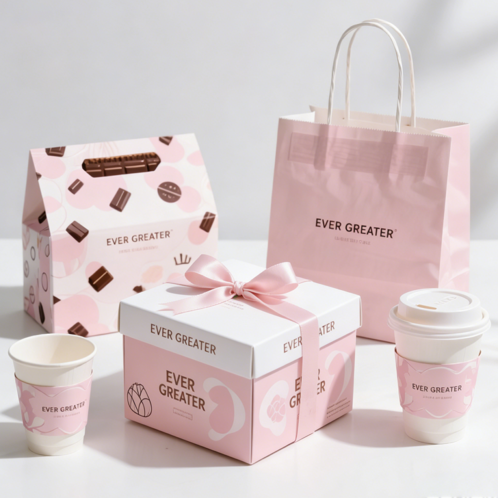 Expanded custom packaging product line with matching branded items